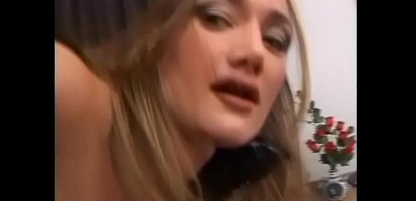  Pretty little whore Lea Di Leo will do anything for sex and cum shower